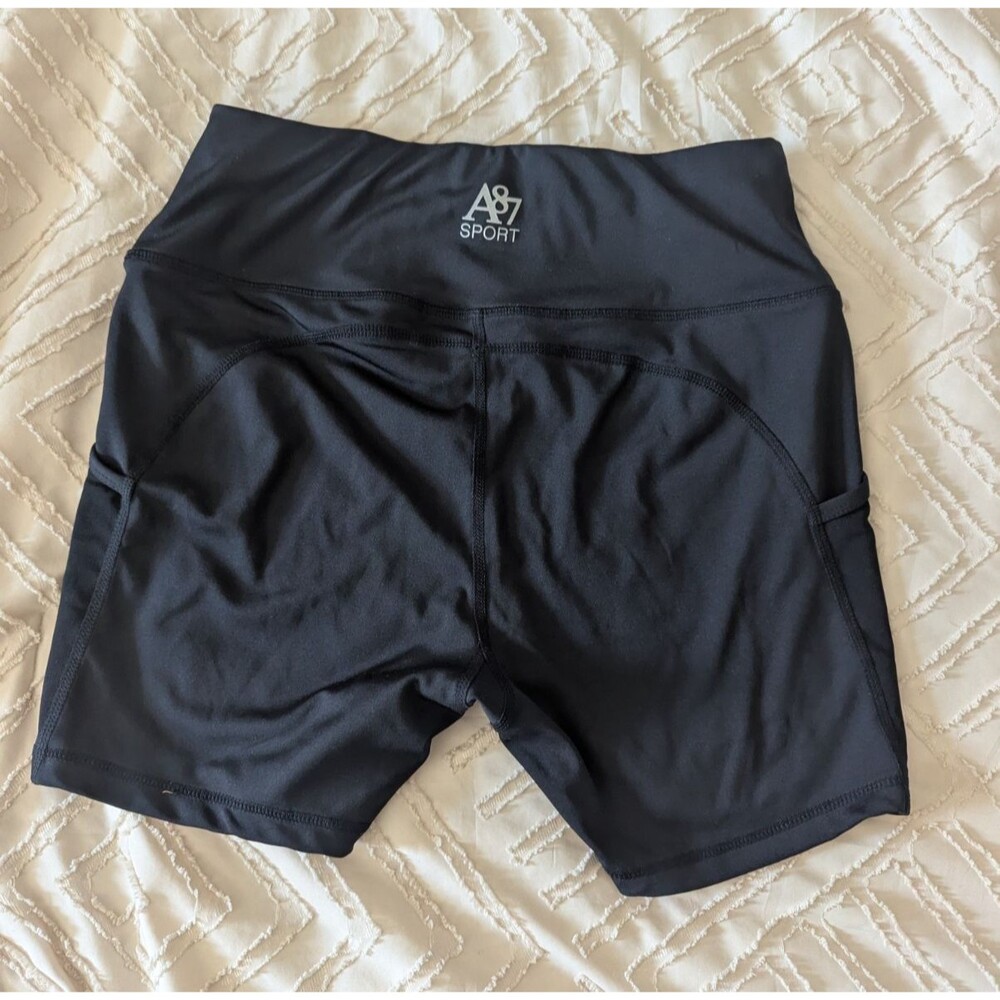 Aeropostale biker womens shorts size large Summer running workout A87 Sport - Picture 2 of 7